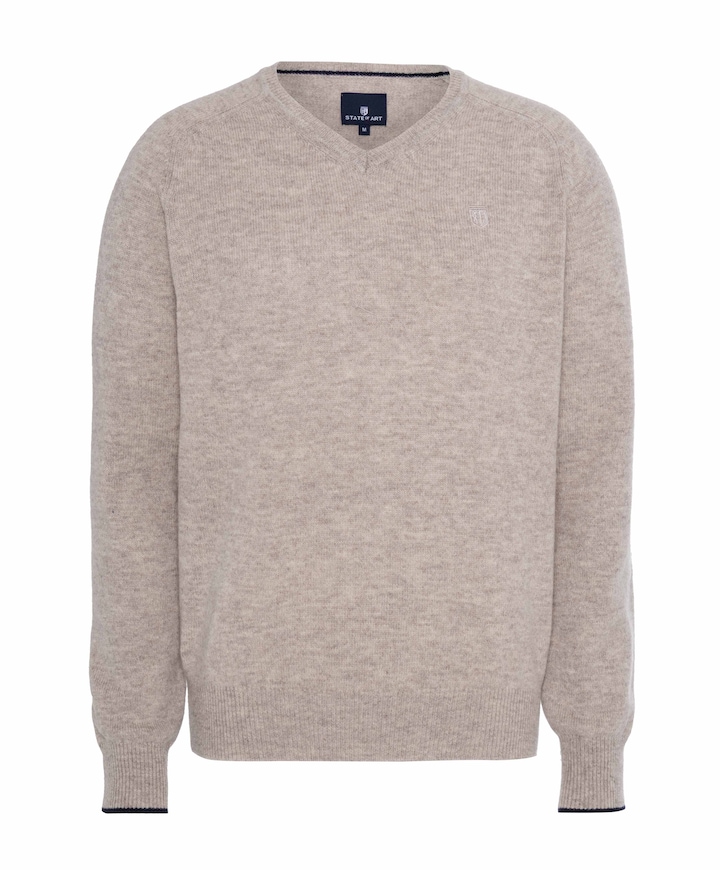 Heren trui beige