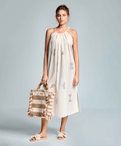 Dames jurk beige