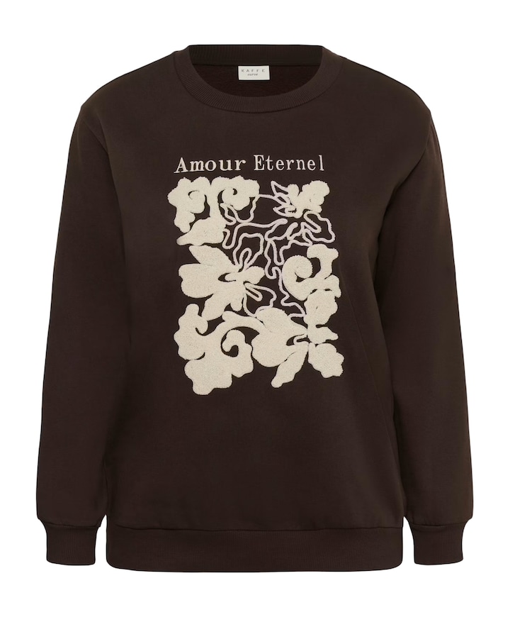 Dames sweater bruin