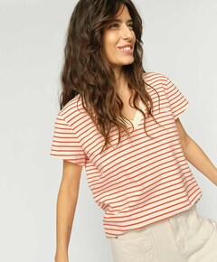 Dames T-shirt oranje