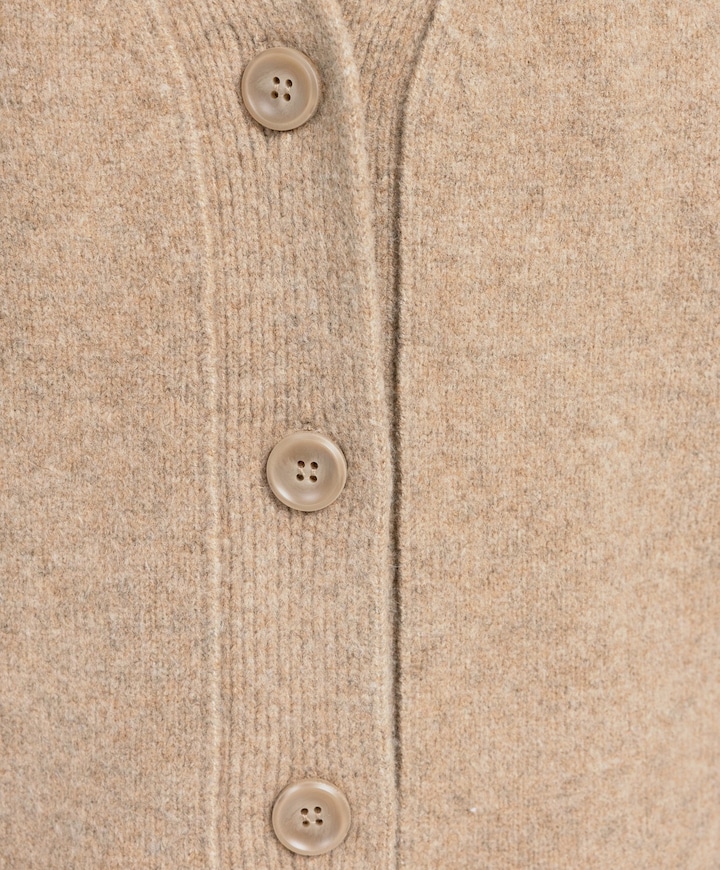 Dames vest beige