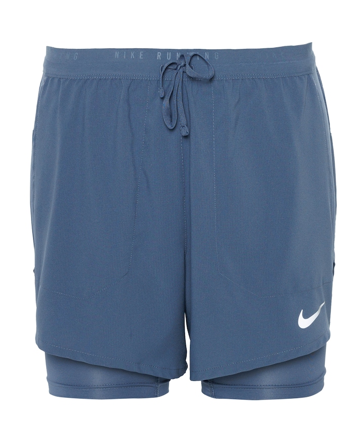 M Nk Df Stride 5in Hybrid Shrt (con heren shorts blauw