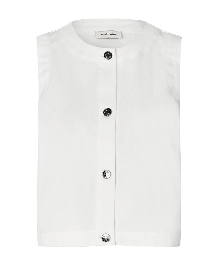 Dames top ecru