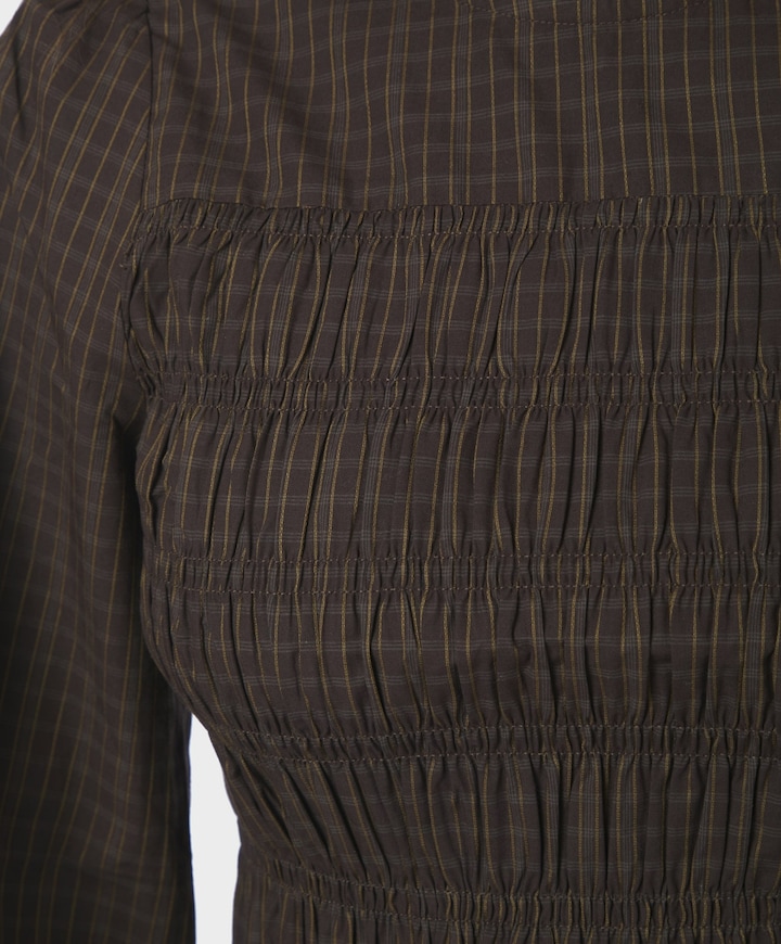 Dames blouse bruin
