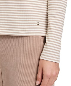 Dames longsleeve beige