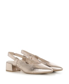 dames slingbacks goud