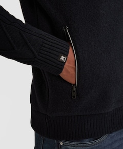 Heren vest blauw