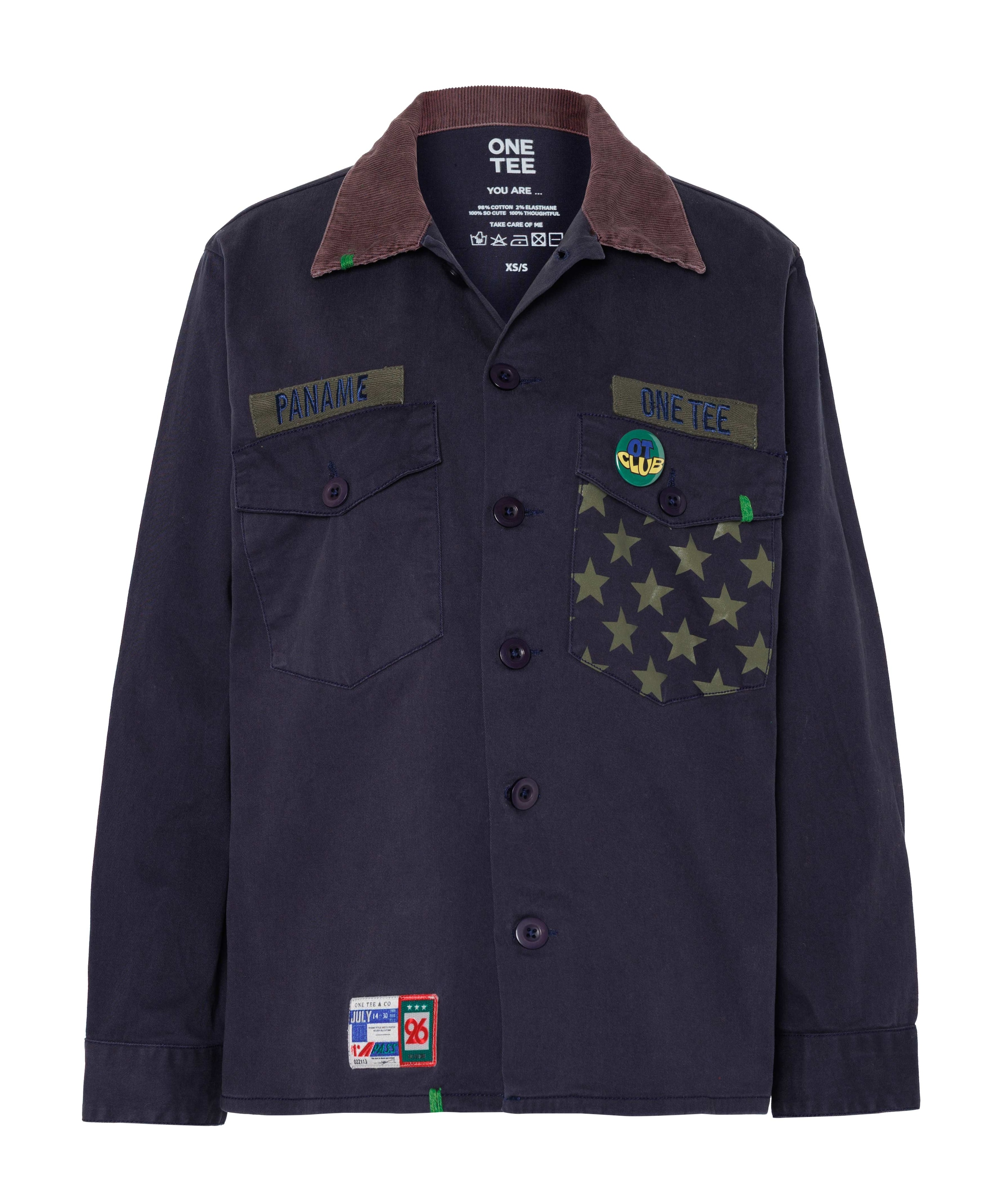 Dames jas blauw