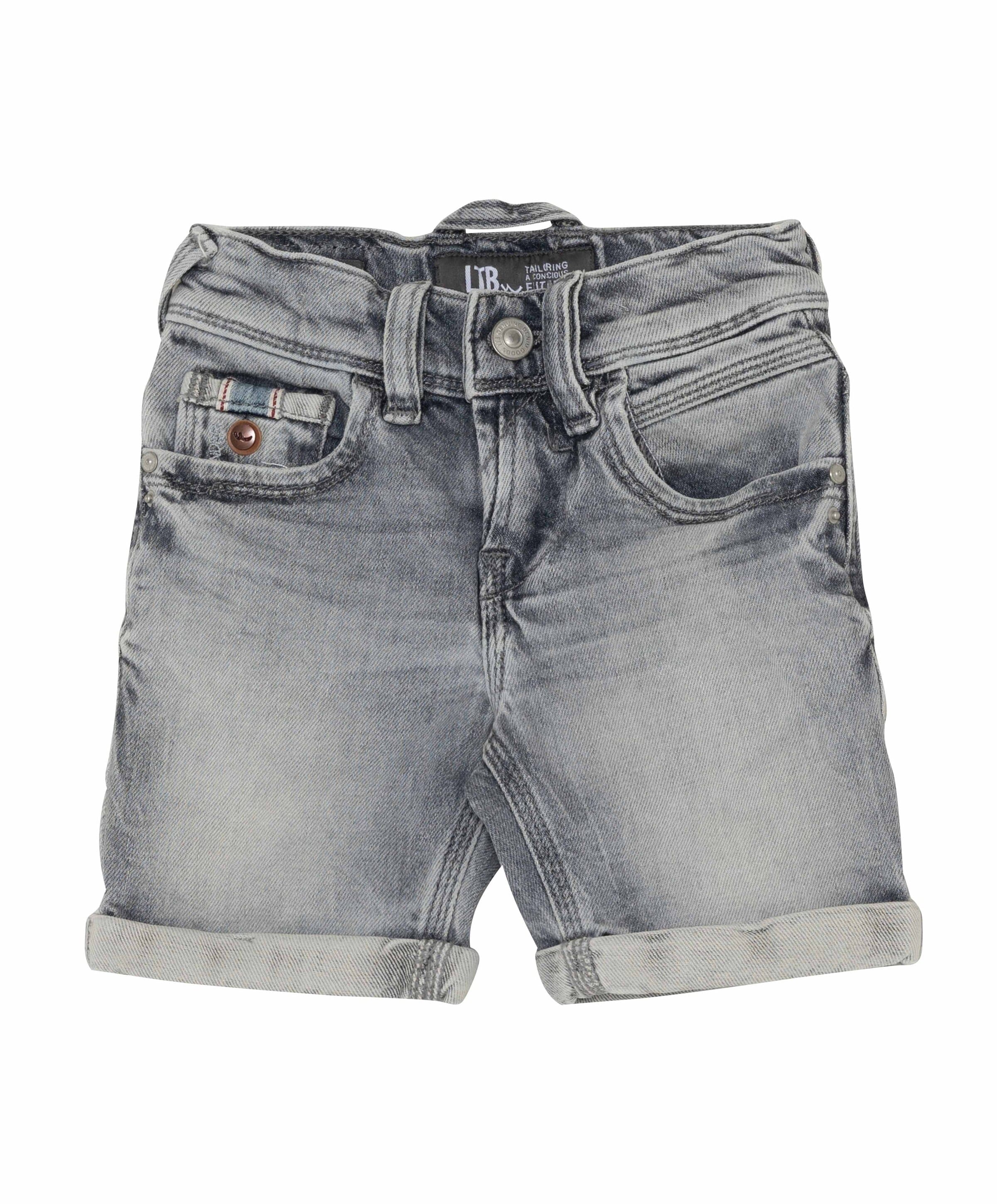 Lance B jongens korte broek grijs