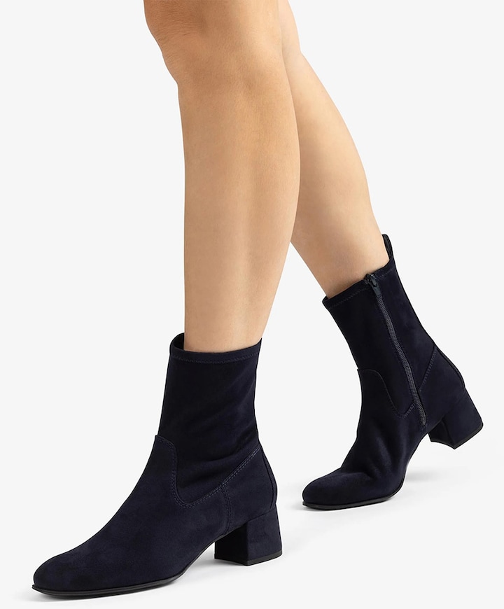 Lemico  enkellaarzen blauw