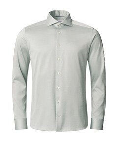 Heren overhemd lange mouw groen