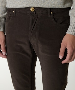 Bard Slim 5 pkt heren broek bruin