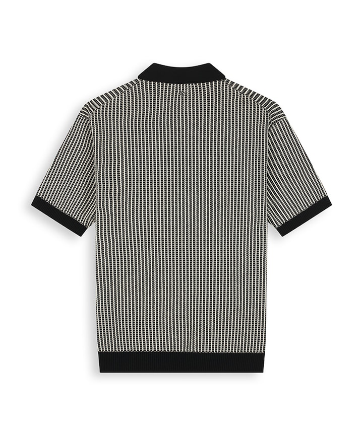Heren polo zwart
