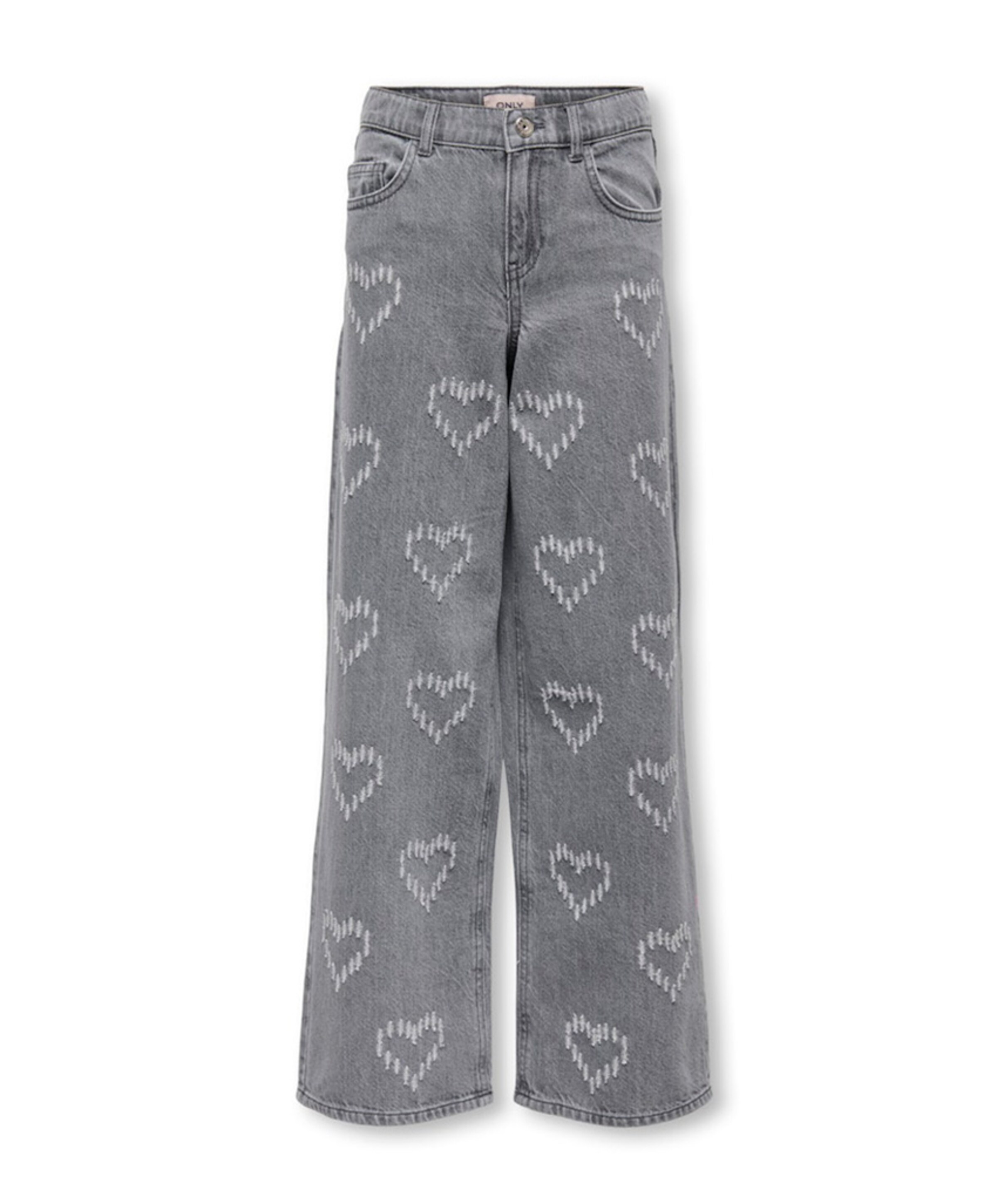 KOGLUMI HW WIDE DNM PIM990 meisjes jeans grijs