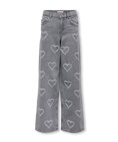 KOGLUMI HW WIDE DNM PIM990 meisjes jeans grijs