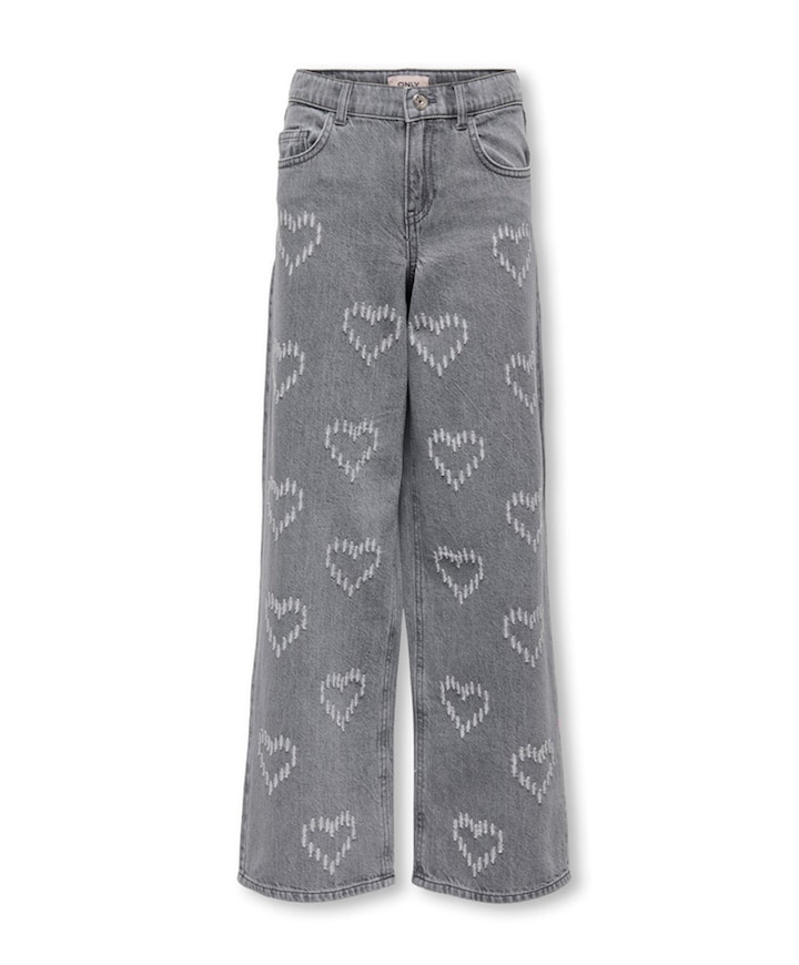 KOGLUMI HW WIDE DNM PIM990 meisjes jeans grijs