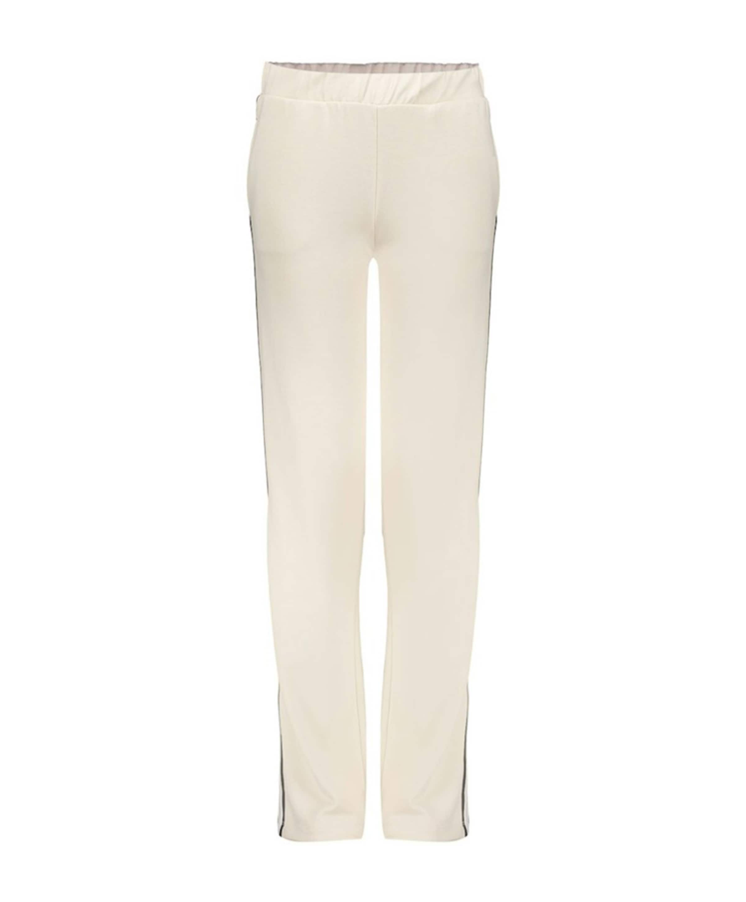 Pants scuba with tape meisjes broek beige