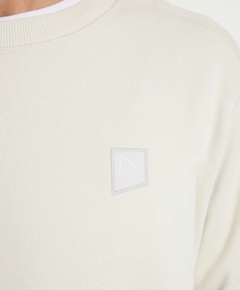 Heren longsleeve ecru