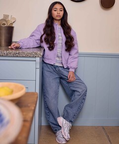 PARADY61  meisjes jeans paars