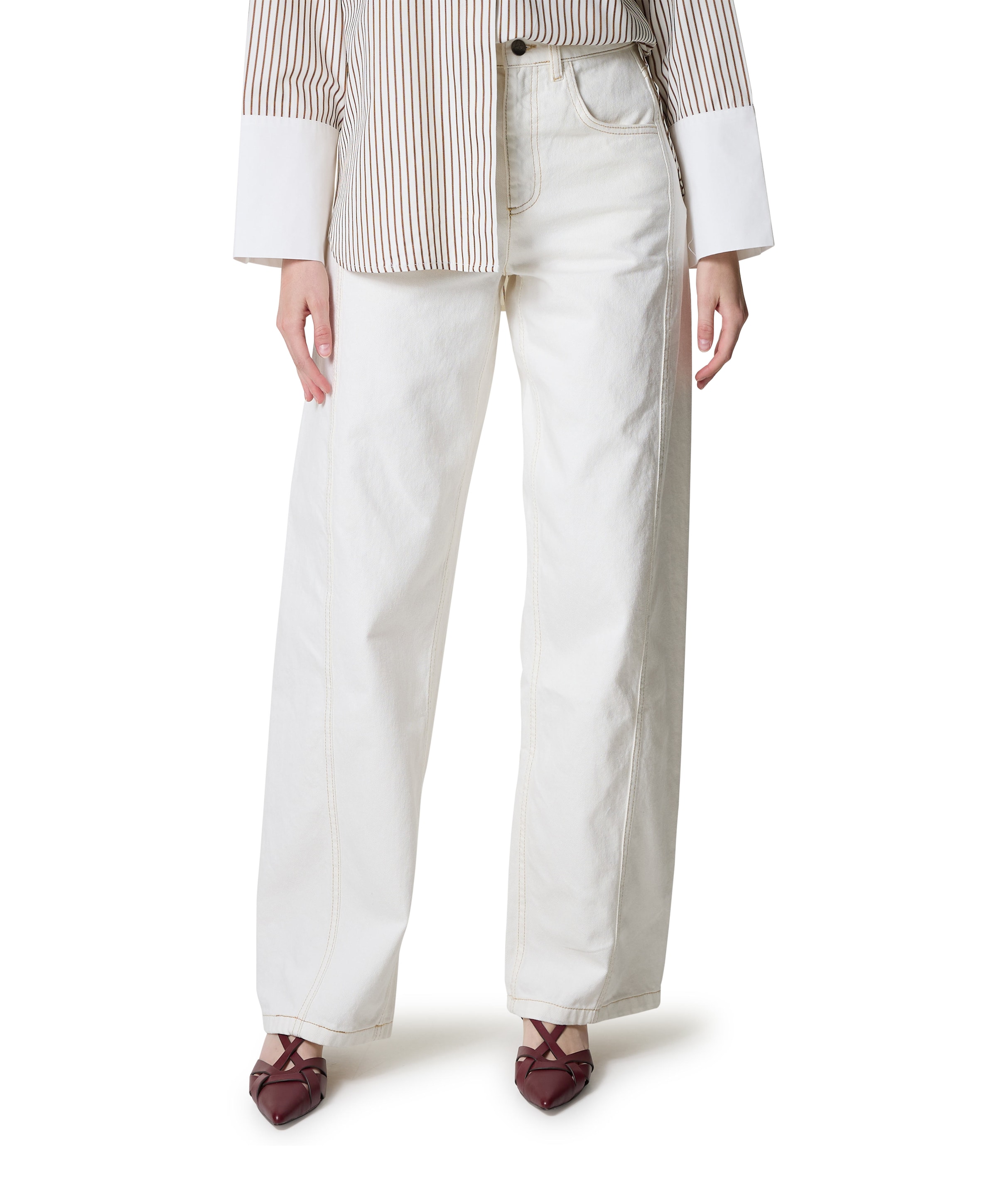 BernettaCC LL dames broek ecru