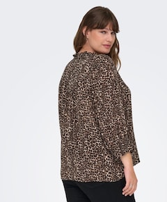 Dames blouse bruin