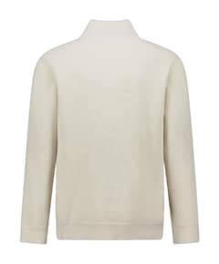 Heren trui met rits beige