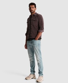 Heren overshirt paars