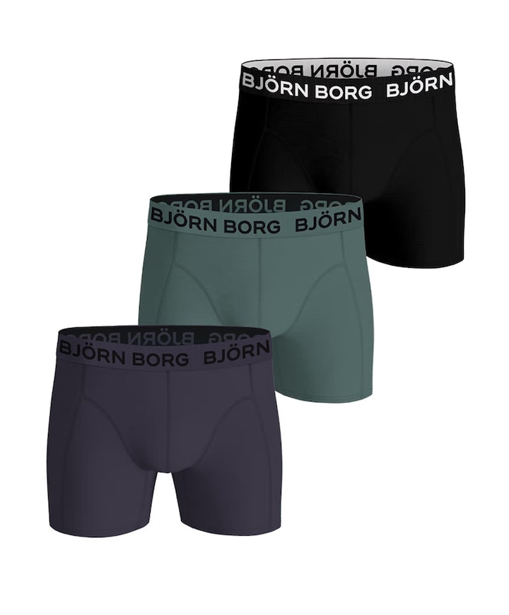 Heren boxershorts 3-pack multicolor
