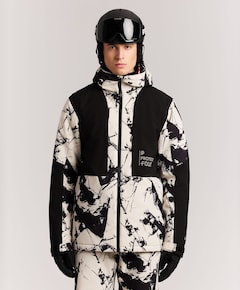 Heren ski-jas ecru