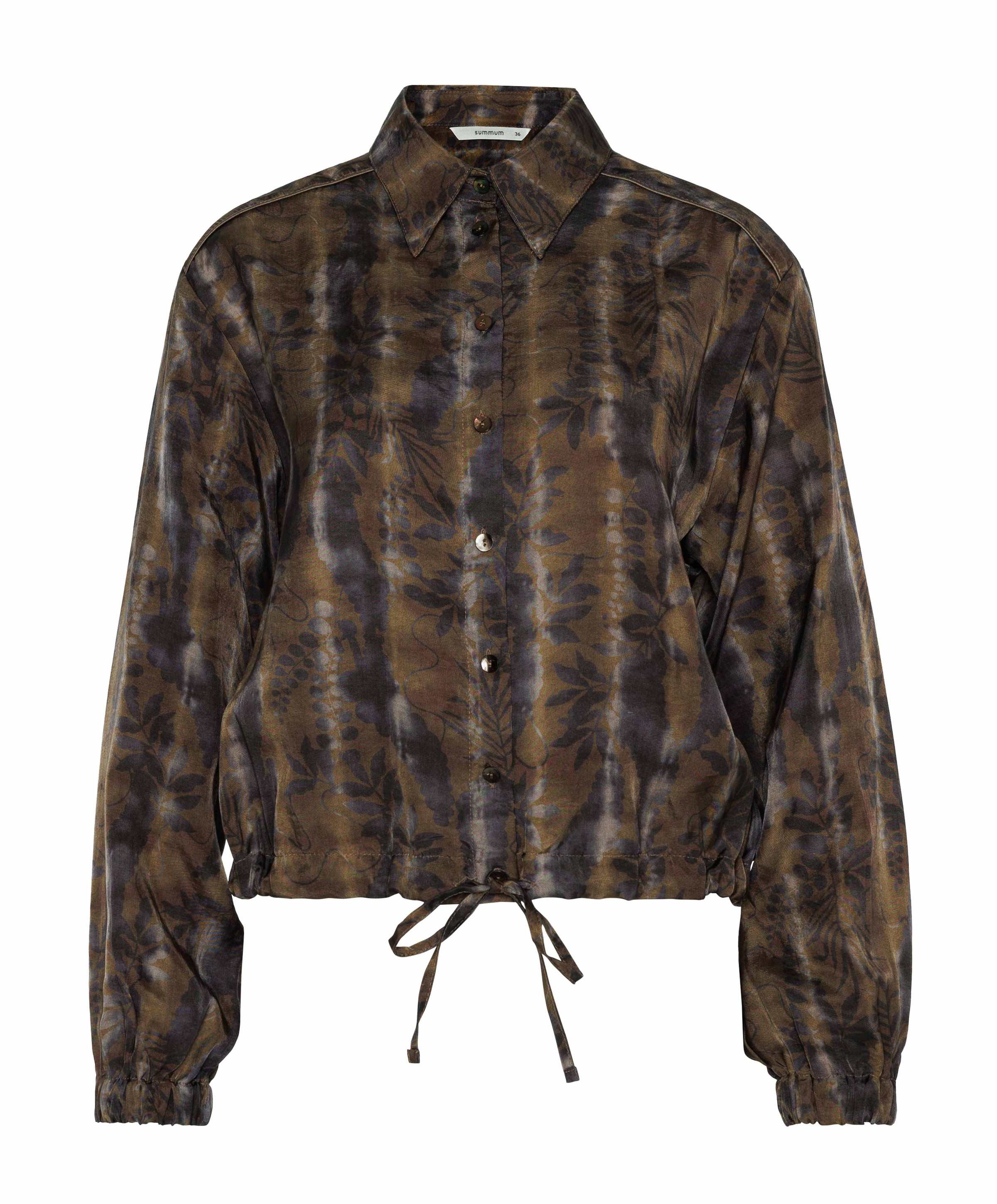 Dames blouse bruin