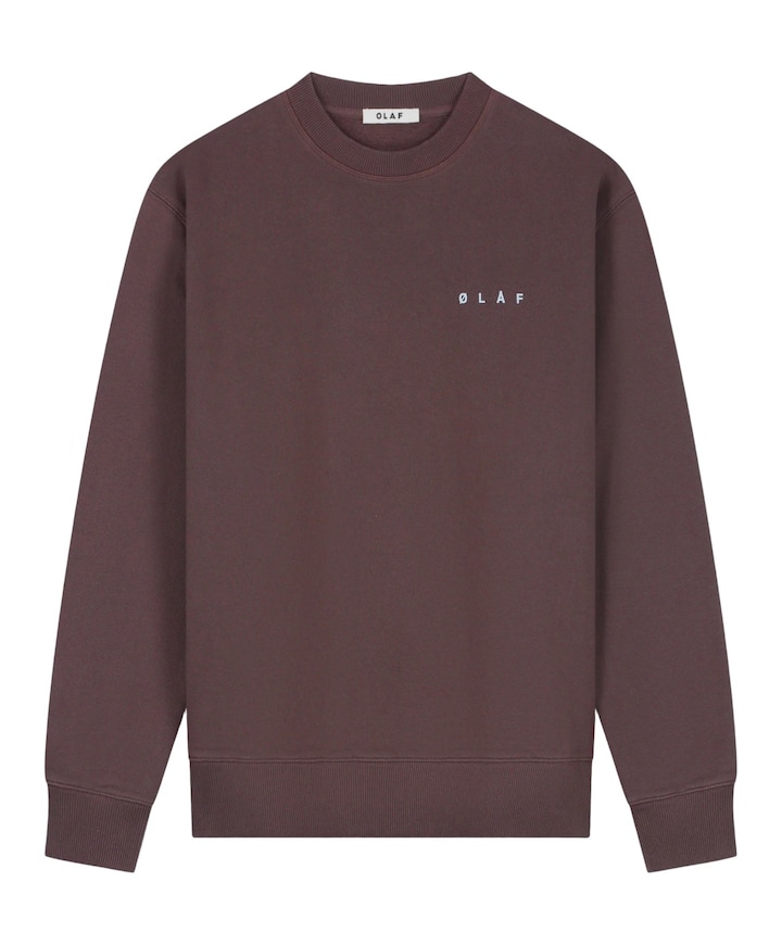 Heren sweater bruin