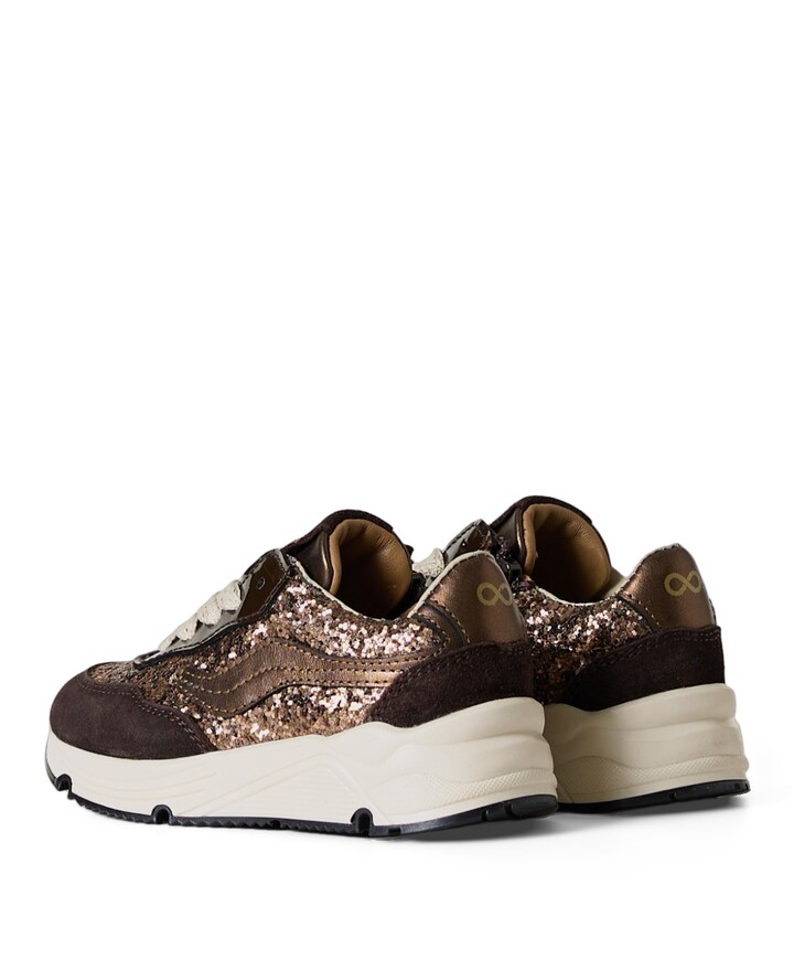 meisjes sneakers bruin