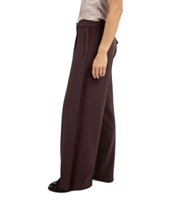 With satin side tape dames broek bordeaux