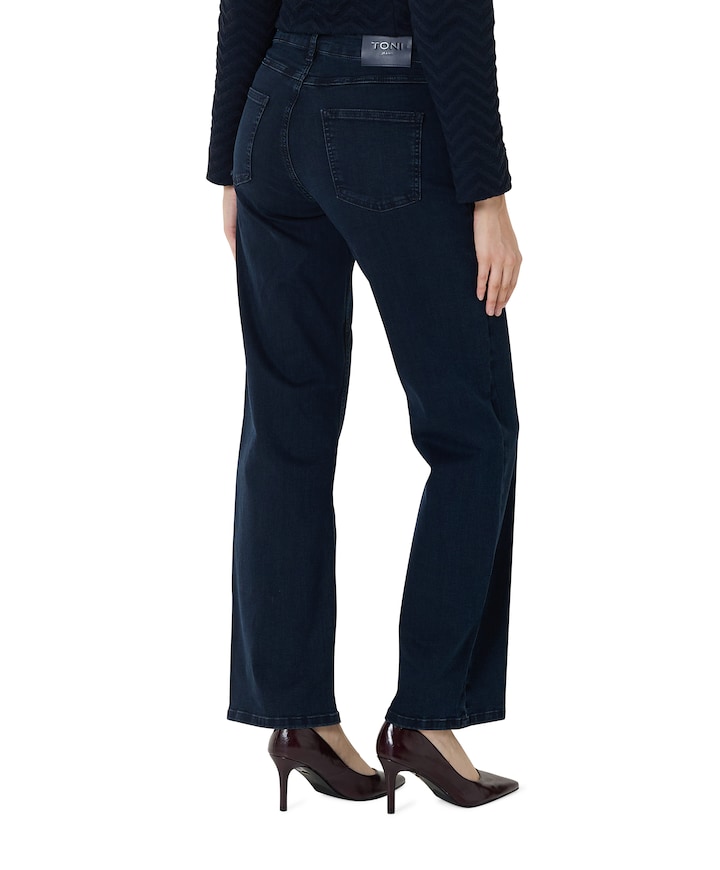Liv Straight dames broek blauw