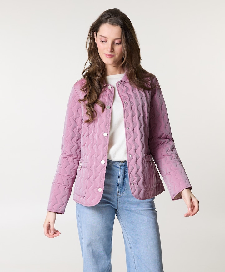 Dames jas roze