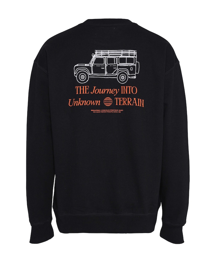 Heren sweater zwart