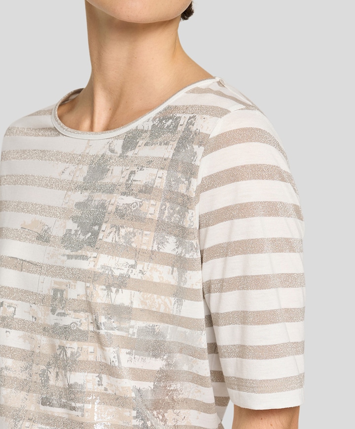 Dames T-shirt beige