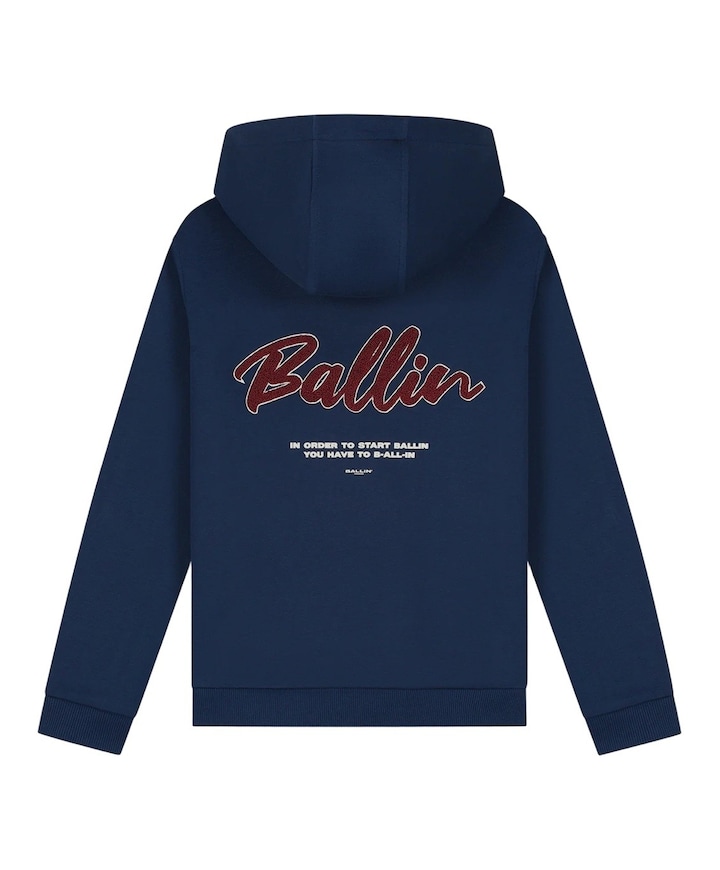 Jongens hoodie blauw