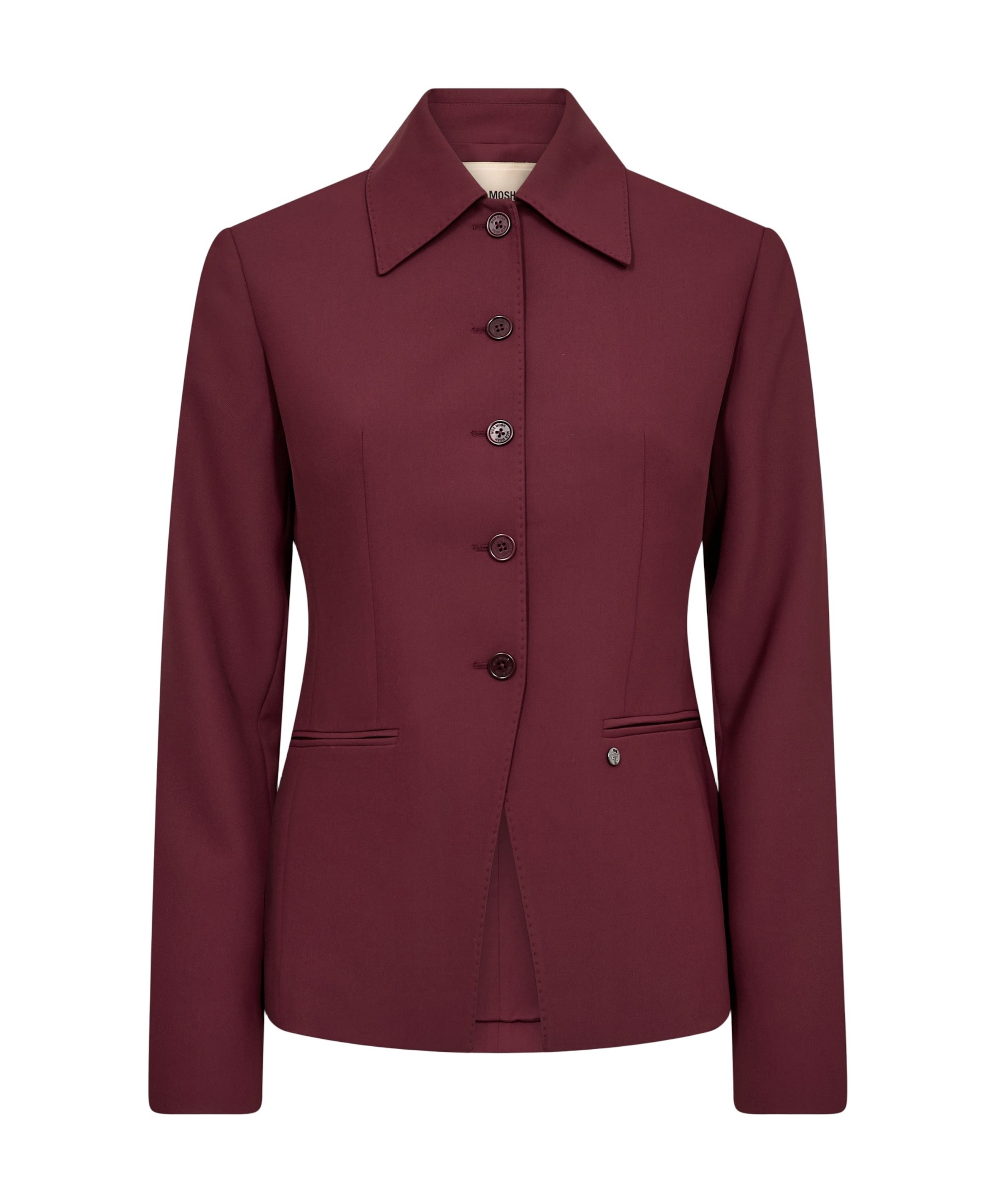 Dames jas bordeaux