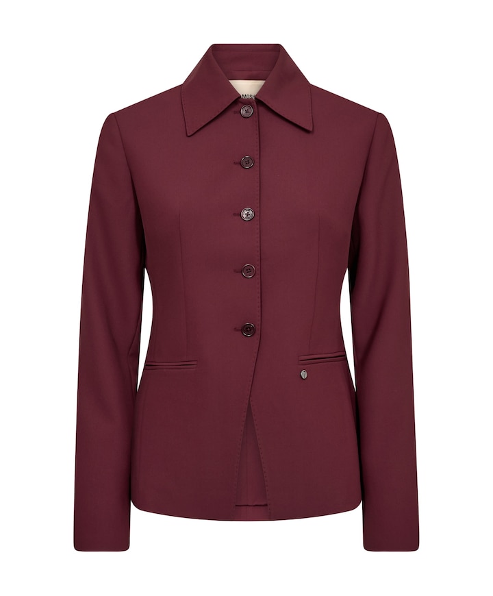 Dames jas bordeaux