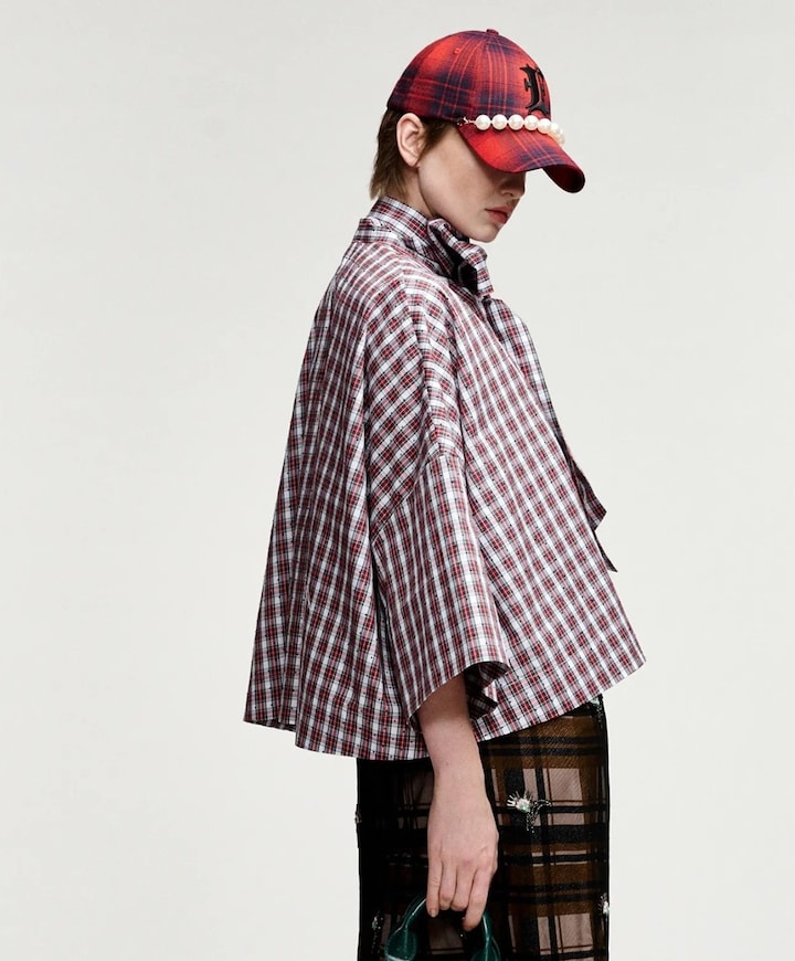 Dames blouse rood