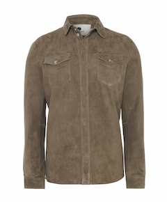 Heren overshirt groen