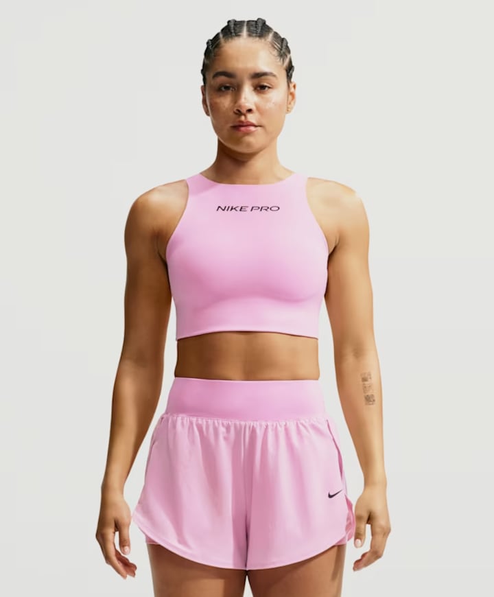 Dames sport bh roze