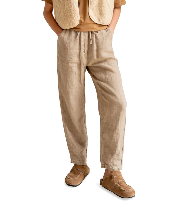Dames broek beige