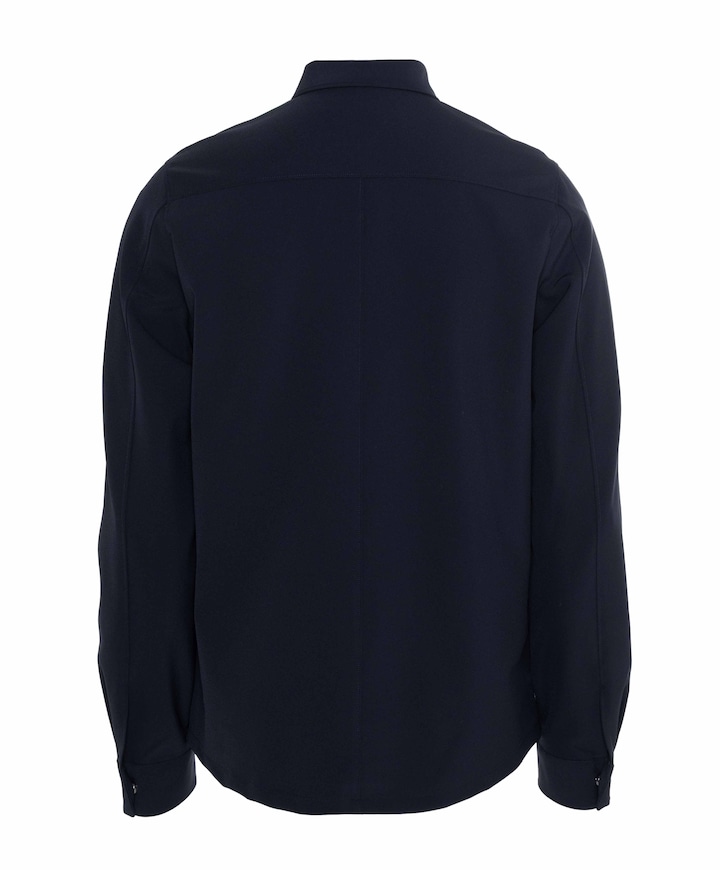 Heren overshirt blauw