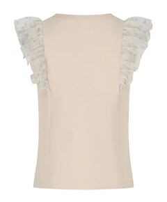 Meisjes t-shirt beige