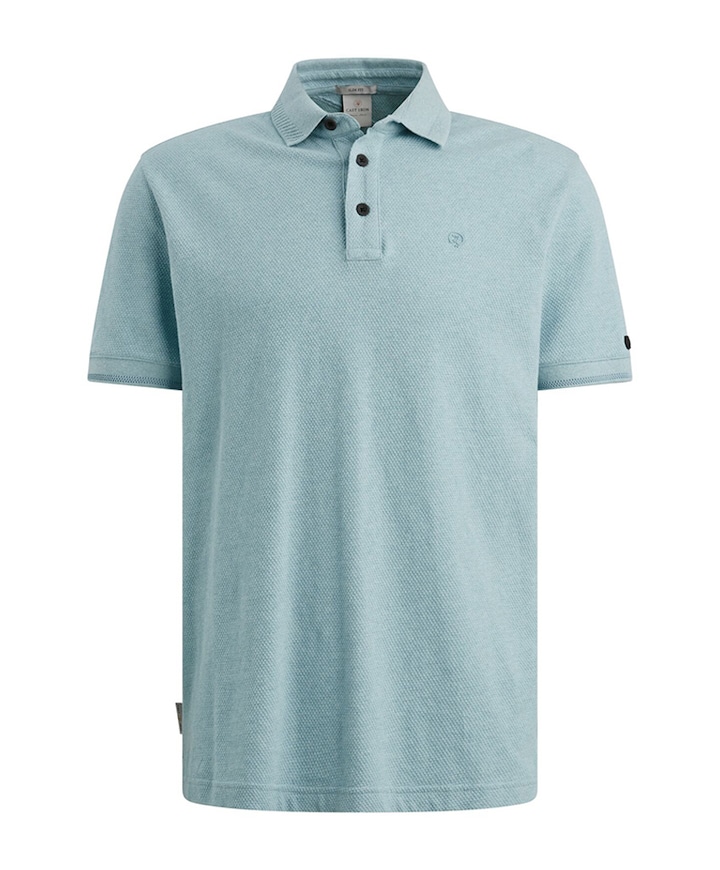 Heren polo blauw