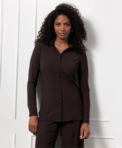 Dames blouse bruin