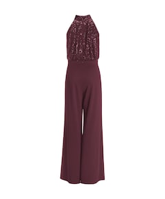 dames jumpsuit bordeaux