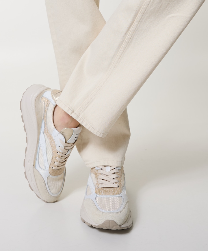 West dames sneakers ecru